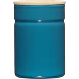 RIESS Vorratsdose mit Eschenholzdeckel 565ml blue (2172-200)