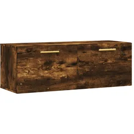 vidaXL Wandschrank 100 x 36,5 x 35 cm Räuchereiche