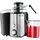 Tectake Frufi Entsafter Silber