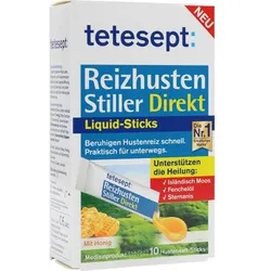 TETESEPT Reizhusten Stiller Direkt Liquid Sticks 10 St