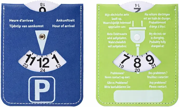 Dunlop Parkscheibe für Elektrofahrzeuge