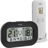 TFA Dostmann Funk-Thermometer COOL@HOME Funk-Thermometer digital Schwarz