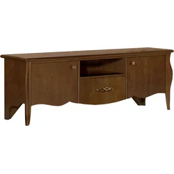 TV-Board HOME AFFAIRE "TV-Board Sirmione", braun (nuss), B:160cm H:55cm T:44cm, Holz teilmassiv, Sideboards, Breite 160 cm