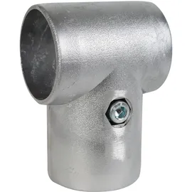 GAH Alberts Alberts T-Stück für Barrierenrohre und Wäschetrockengerüste, zweiteilig, Alu, ⌀60 mm