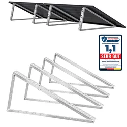 Solarmodul Halterung für  Garten/Flachdach/Fassade made in China,für 2 Solarmodule,0% MwSt.
