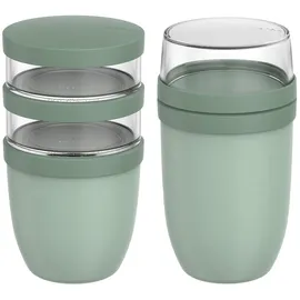 Mepal Ellipse Lunchpot-Set XL grün 0,9 l + 1,05 l 2-teilig
