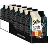 Sheba Fresh & Fine in Sauce Rind, Huhn & Lamm 6 x 50 g