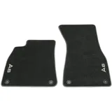 Audi A6 Premium Textilfußmatten vorn, schwarz/stahlgrau 2-teilig 4K1061275AMNO