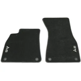 Audi A6 Premium Textilfußmatten vorn, schwarz/stahlgrau 2-teilig 4K1061275AMNO