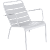 Fermob LUXEMBOURG Tiefer Sessel Aluminium Baumwollweiß