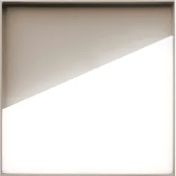 Licht-Erlebnisse Deckenleuchte LED KINTOWEL dimmbar Sandfarben Weiß Aluminium Kunststoff LE116021