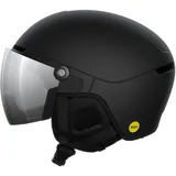 Poc Obex Visor - Skihelm mit Visier Uranium Black Matt/Clarity Uni...
