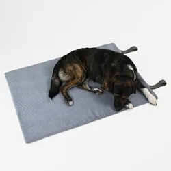 THE DOG IDEA Reisebett Travelbed blau/ grau L