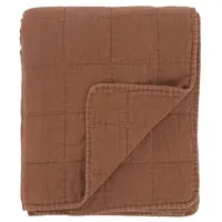 Chic Antique Aix Vintage Quilt Kuscheldecke 180 x 130 cm Terracotta