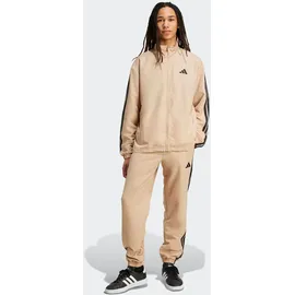 adidas Trainingsanzug ADIDAS SPORTSWEAR "M 3S WV TT TS", Damen, Gr. M, warm sandstone, Obermaterial: 100% Polyester, Sportanzüge Trainingsanzug, drei Streifen Woven Tracksuit