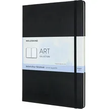 Moleskine Art Watercolor Aquarell-Skizzenbuch A4 60 Seiten 200 g/m2 Schwarz