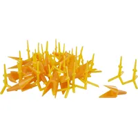 VBS 32er-Pack Hühnerschnabel und Hühnerfüße Hartplastik Frühlingsdeko Osterzeit Küken