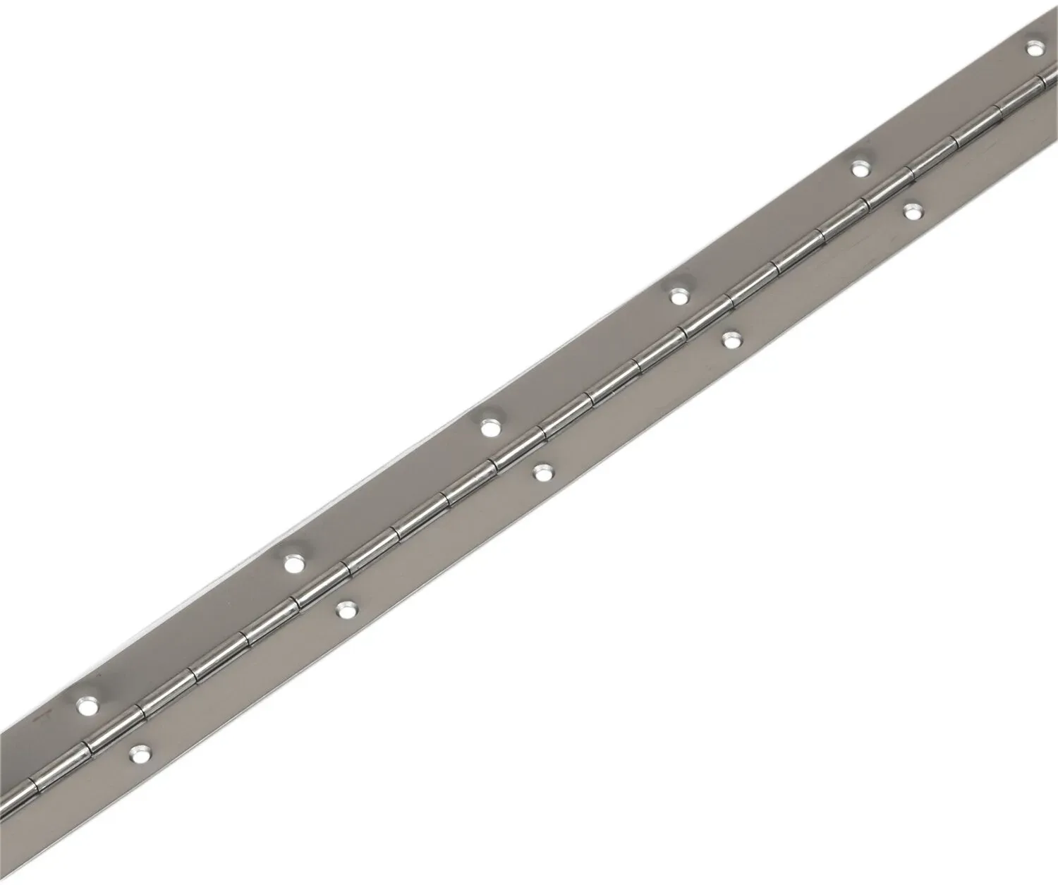 Schmale Stangenscharnier gebohrt 3500 x 32 mm, Edelstahl 1.4301