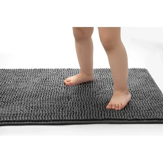 seamarkt Chenille Grau 80 x 50 cm