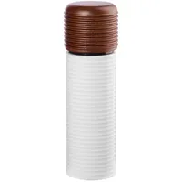 Asa Selection KITCHEN'ART Salzmühle 17 cm Weiß/Braun befüllt