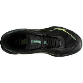 Puma Solarstrike 4 Hallenschuhe Unisex black/green terrain/fizzy light/light moss 37