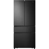 Hisense RF540N4SBF2 French Door Kühl-Gefrierkombination/ NoFrostPlus/ Inverter-Kompressor/ Multiflow 360°/ SuperCool/ 181,7 cm/ Kühlteil 302 l/ Gefrierteil 178 l/ 40 dB/ 310 kWh/ Jahr/ Schwarz