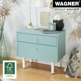 Wagner Möbelbein Wood V3 Ø 3 cm x 15 cm x 4 cm Kiefer Weiß FSC®