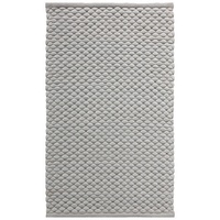 Aquanova Badteppich Maks, Hellgrau, Textil, 70x120 cm, für Fußbodenheizung geeignet, Badtextilien, Badematten