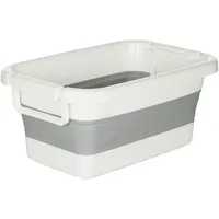 HJH Office CLEAN SILW / Faltbehälter Grau, Weiß,