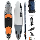 Light Board Corp Light 3L MFT Freeride Platin Series 12 ́4“ SUP Orange - grau