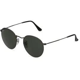 Ray Ban Round Мetal RB3447 029 53-21 matte gunmetal/crystal green