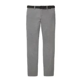 Tom Tailor 1037547 Traveler Slim Chinohose White Navy Zig Zag Structure 30 32