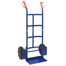 vidaXL Handwagen Blau und Rot 57 x 46 x 113 cm Stahl