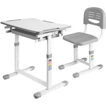 [en.casa] Kindertisch Sala 2-tlg. grau