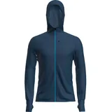 Icebreaker 200 Realfleece Descender Kapuzenjacke Herren blau L