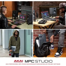 Akai Professional MPC Studio Controller MIDI Controller, Schwarz