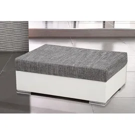 Collection AB Hocker John optional Federkernpolsterung 100 x 40 x 70 cm Grau