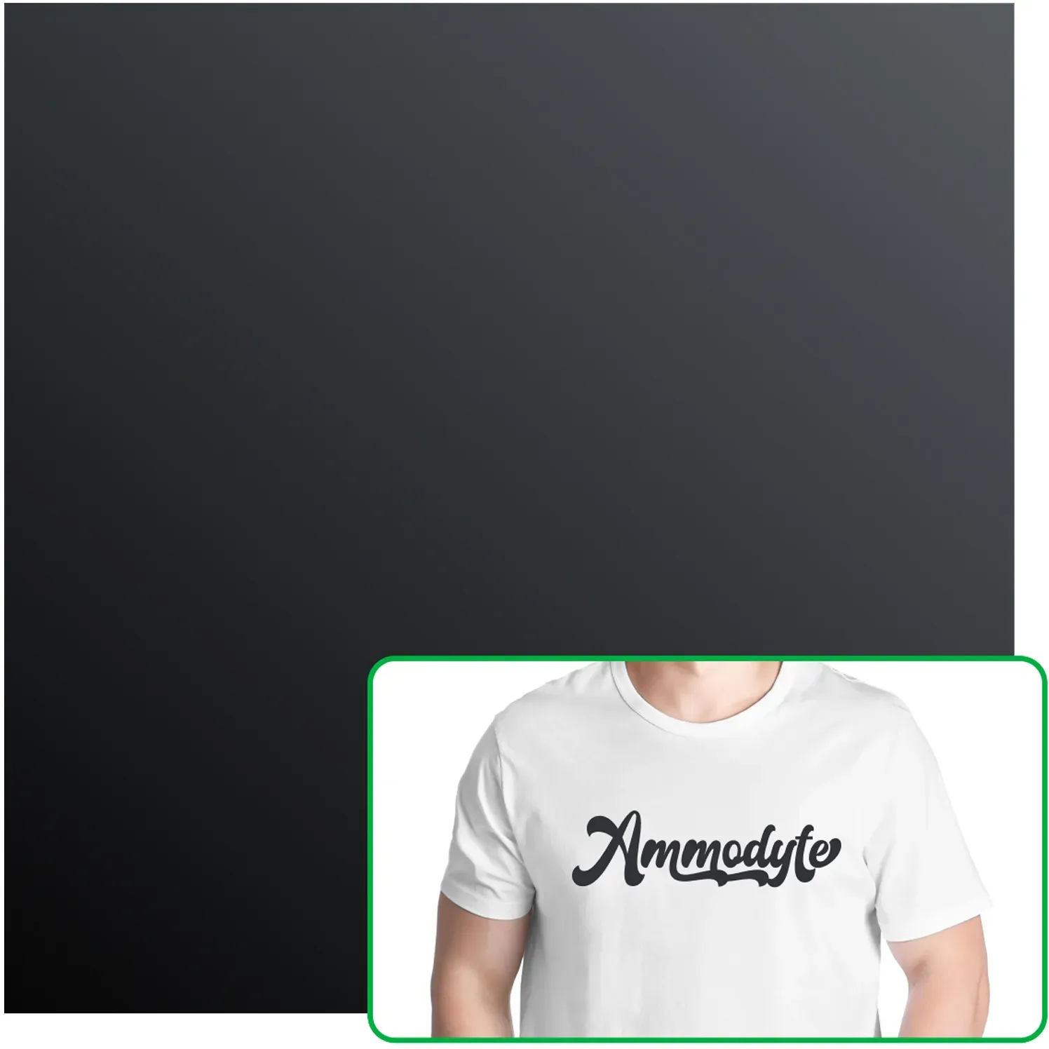 Bambu Lab Matte Heat Transfer Vinyl, Farbe: Neon Green