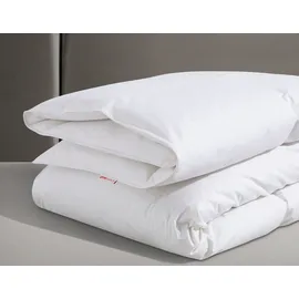 OTTO products Daunenbettdecke Jannika, extrawarm, Füllung 80% Daunen 20% Federn, Bezug 100% Baumwolle, (1 St.), plastikfreie Verpackung