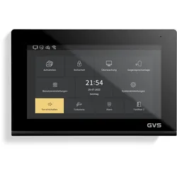 GVS - 2-Familienhaus IP Video Türsprechanlage AVS1288U - Mit 2x7 Zoll Monitor, App, HD-Kamera & Türöffner Funktion