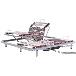Lattenrost elektrisch verstellbar 2er Set MOON 180 x 200 cm Dunkelgrau