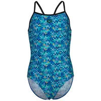 Arena Mädchen Badeanzug Pooltiles Swim Suit 007223-580 164 -