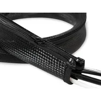 Logilink KAB0046 Flexibler Kabelschutz mit Reißverschluss (1m lang-30mm breit)