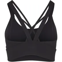 URBAN CLASSICS Ladies Sports Bra crossed - schwarz,