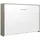 WIMEX Juist 140 x 200 cm horizontal weiß/san remo eiche nachbildung