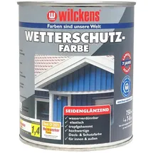 Wilckens Wetterschutzfarbe Schwedenrot seidenglänzend 0,75 l