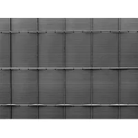 Floraworld Sichtschutzstreifen PVC 201,5 x 24 cm grau 4 St.