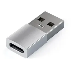 Satechi USB Type-A zu Type-C-Adapter Silber