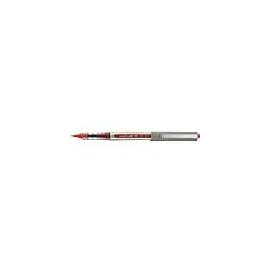 Uni-Ball eye fine UB-157E Tintenroller silber 0,4 mm, Schreibfarbe: rot, 12 St.