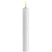 Deluxe Homeart LED Stabkerze 15 cm Ø 2,2 cm 2 St. weiß